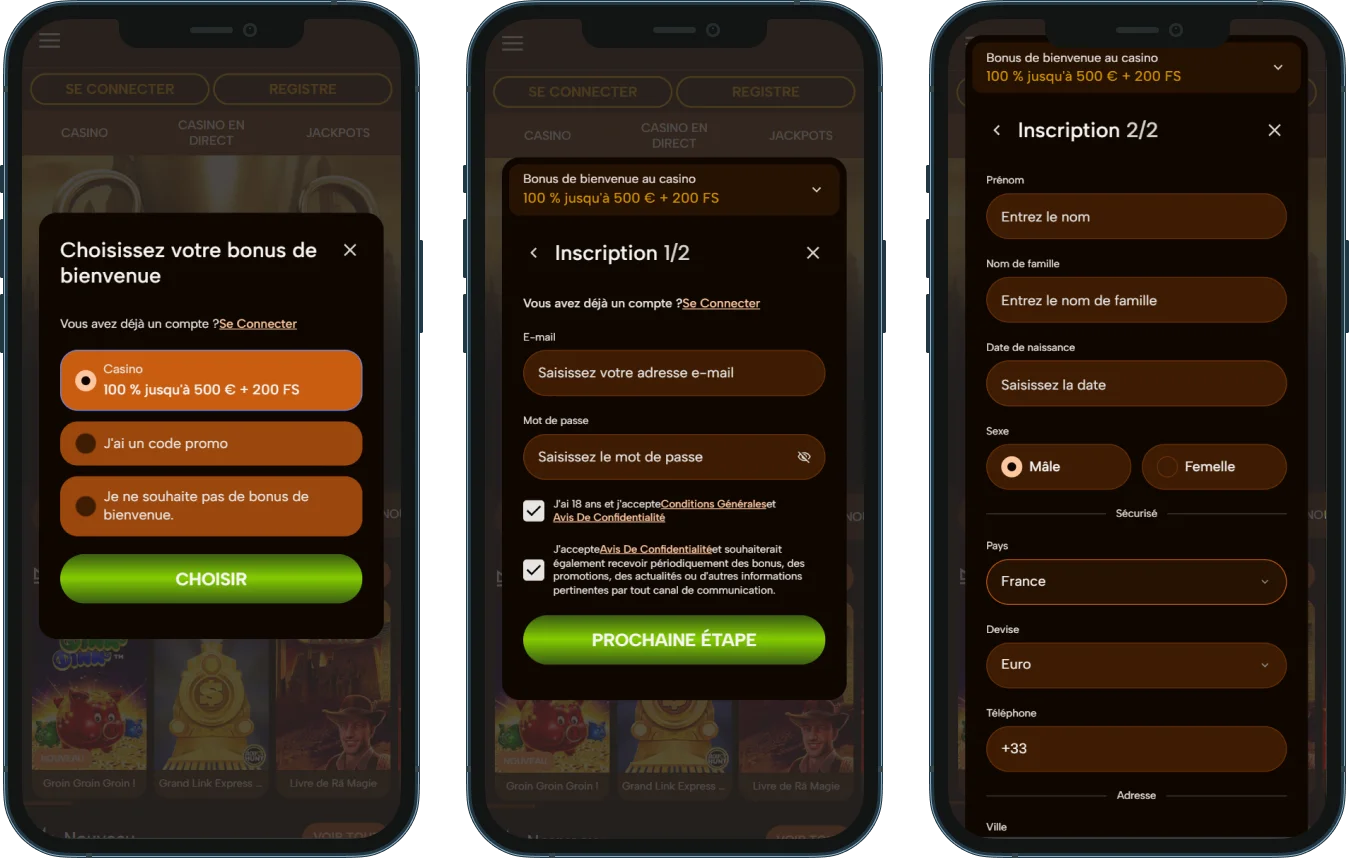 Casino CityWinnerz Inscription et connexion